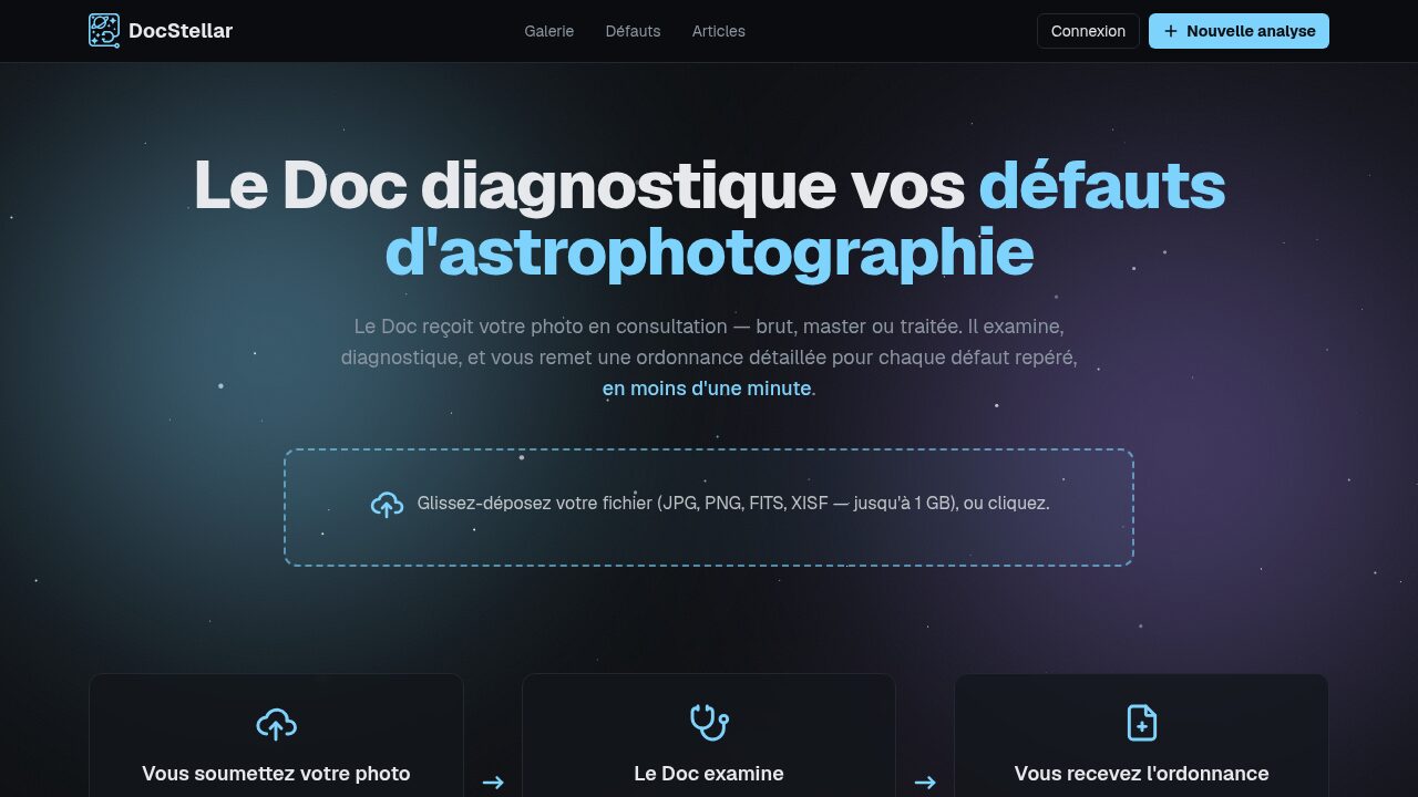 Capture de DocStellar