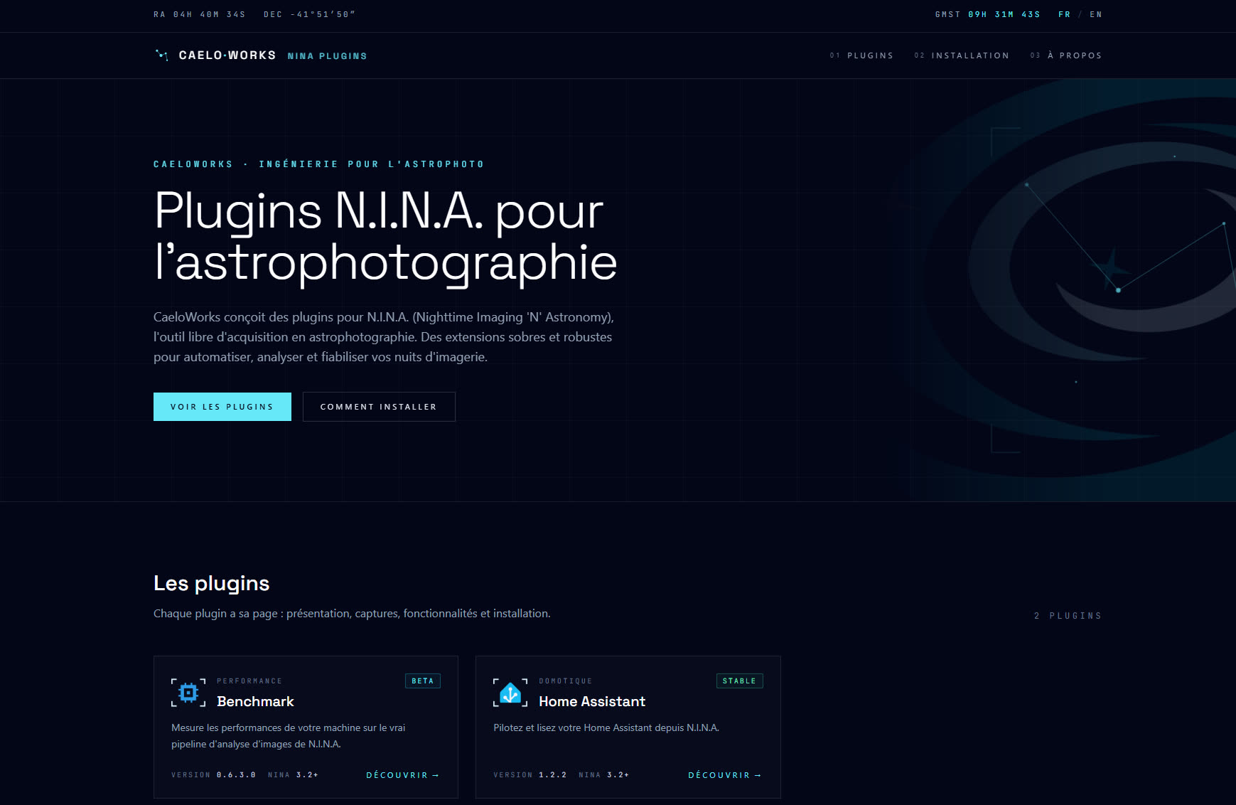 Capture de NINA Plugins